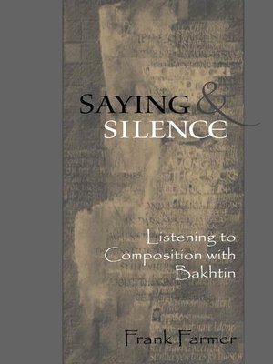 cover image of Saying and Silence